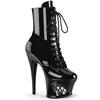 Pleaser - MOON1020SK Bottes de plateforme, Pole dance chaussures - Noir Product image